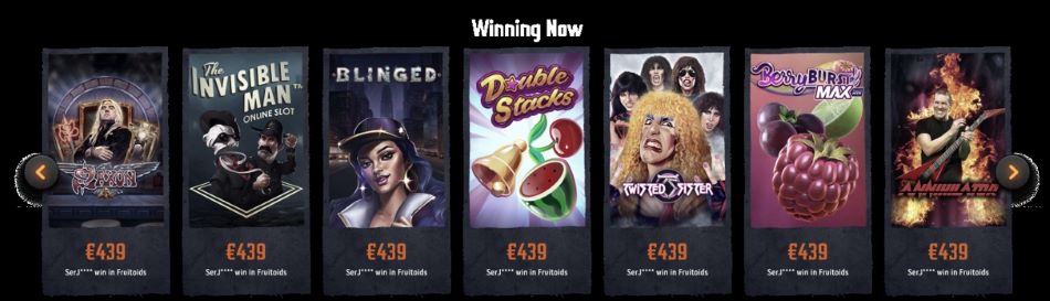 Grasino Casino játékok